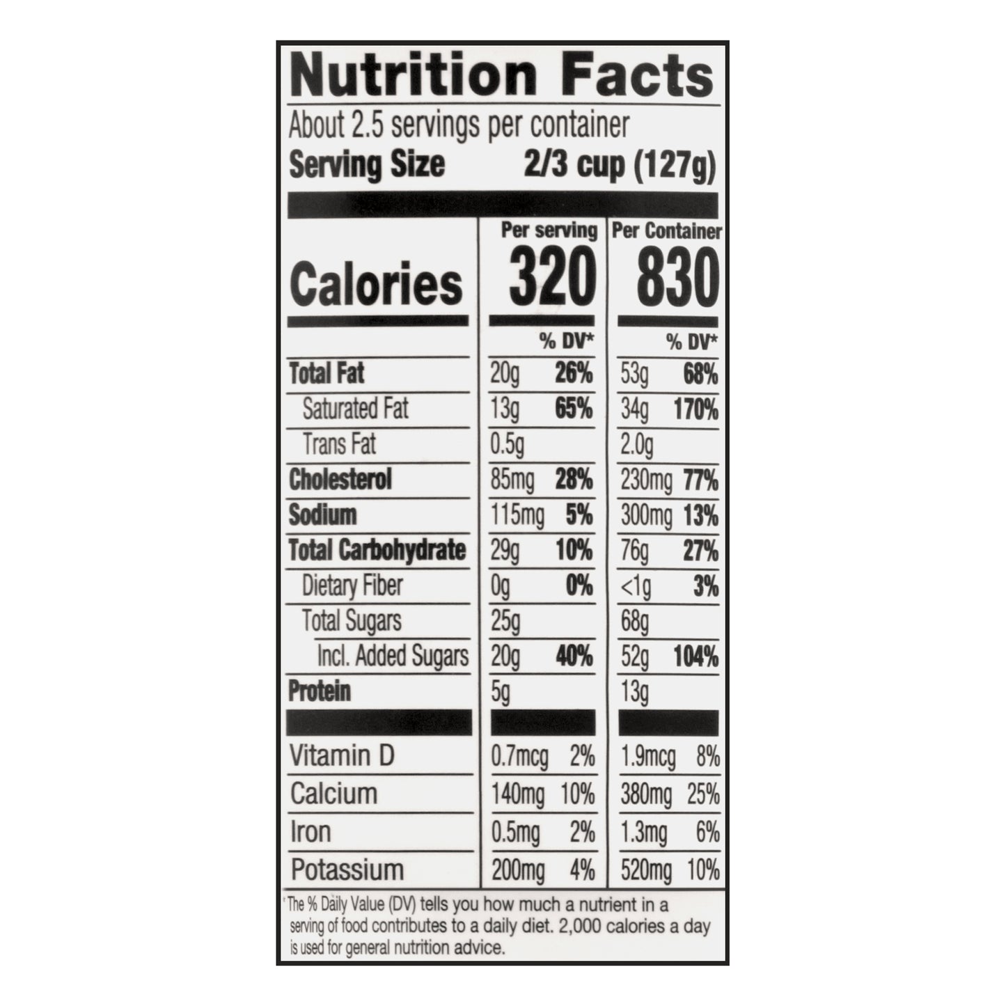 Haagen-Dazs Cookies & Cream Ice Cream 14 fl oz