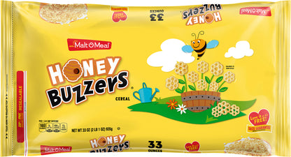 Malt O Meal Super Size Honey Buzzers Cereal 33 oz
