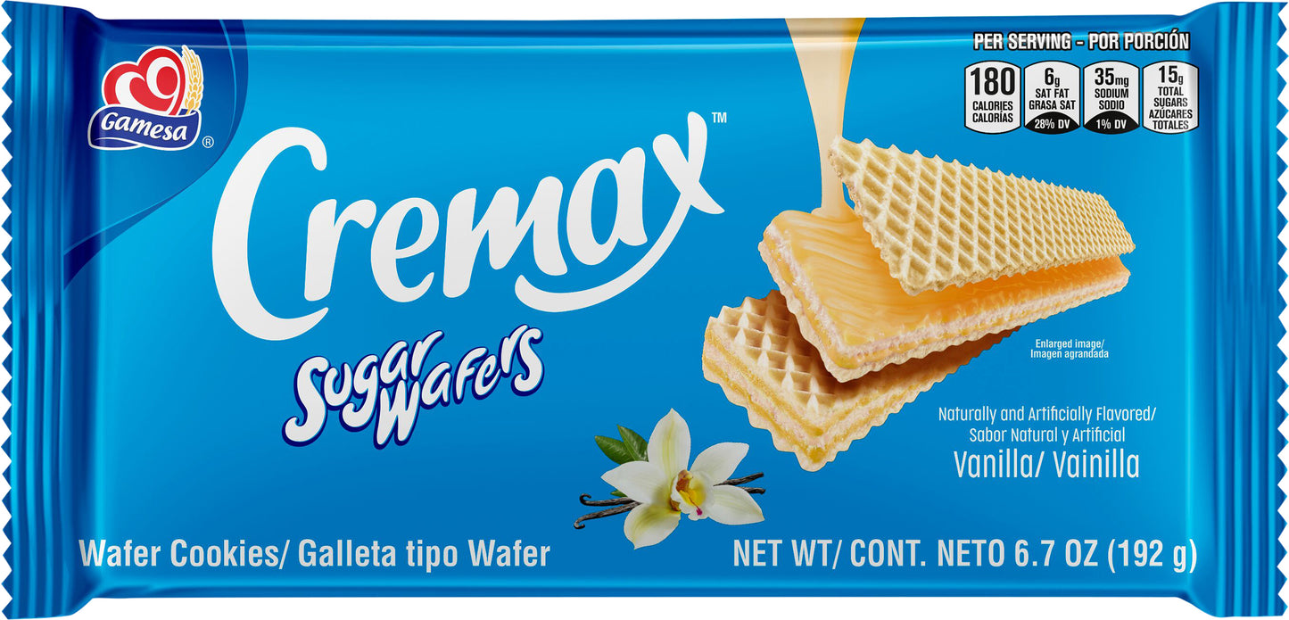 Gamesa Sugar Wafers Vanilla Flavored 6.77 Oz
