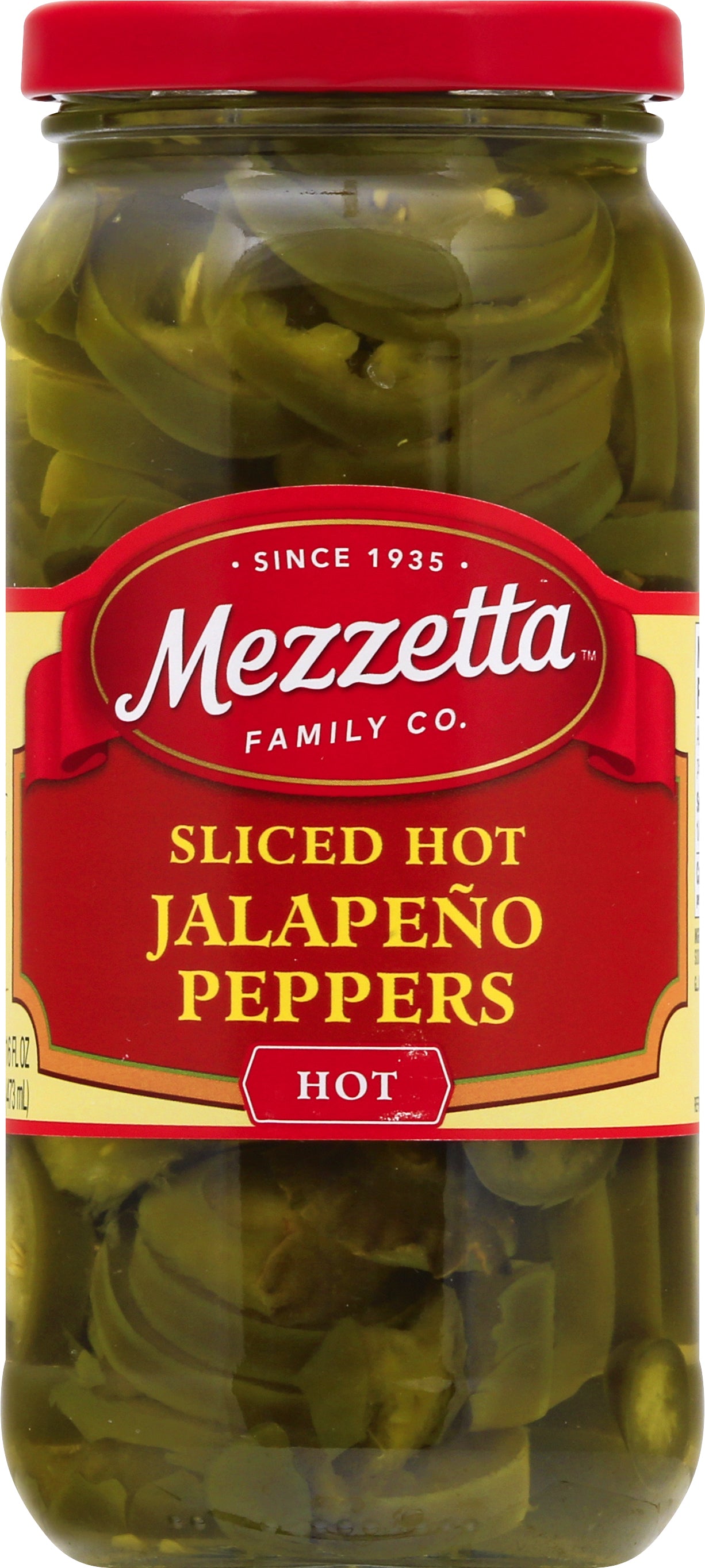 Mezzetta Sliced Hot Jalapeno Peppers 16 fl oz