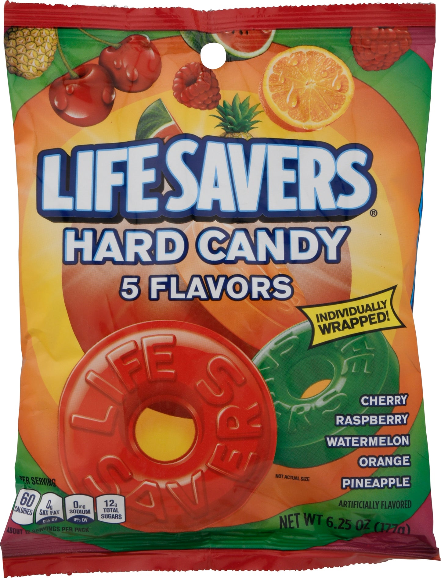 Life Savers 5 Flavors Hard Candy 6.25 oz