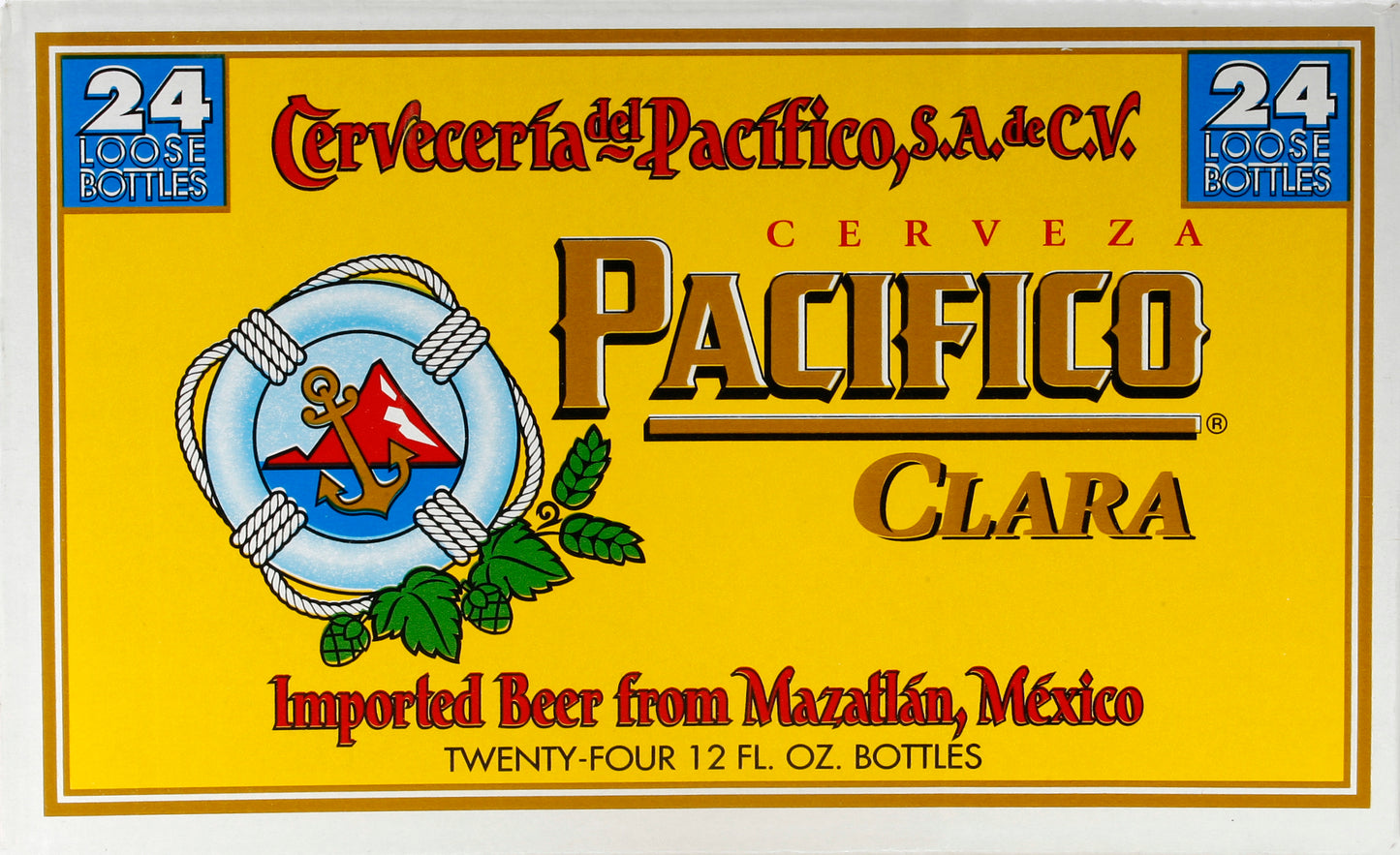 Pacifico Beer 24 ea