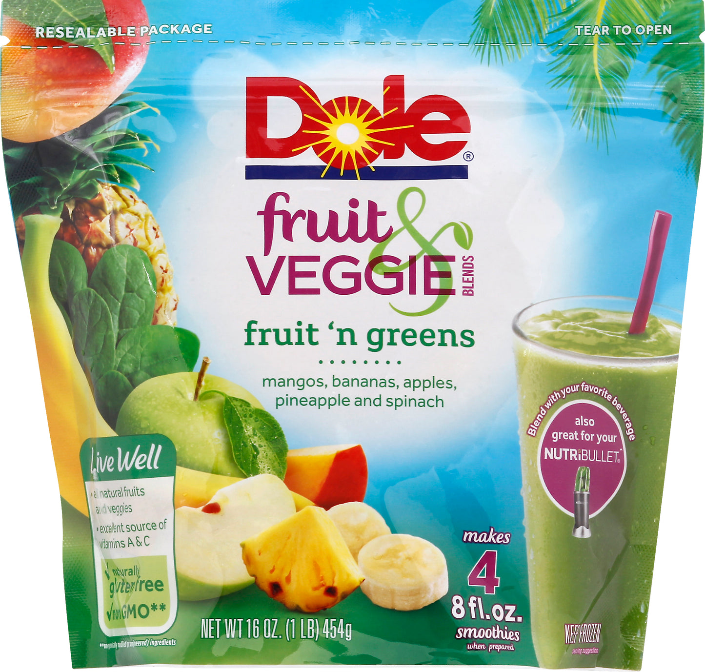 Dole Fruit & Veggie Blends 16 oz