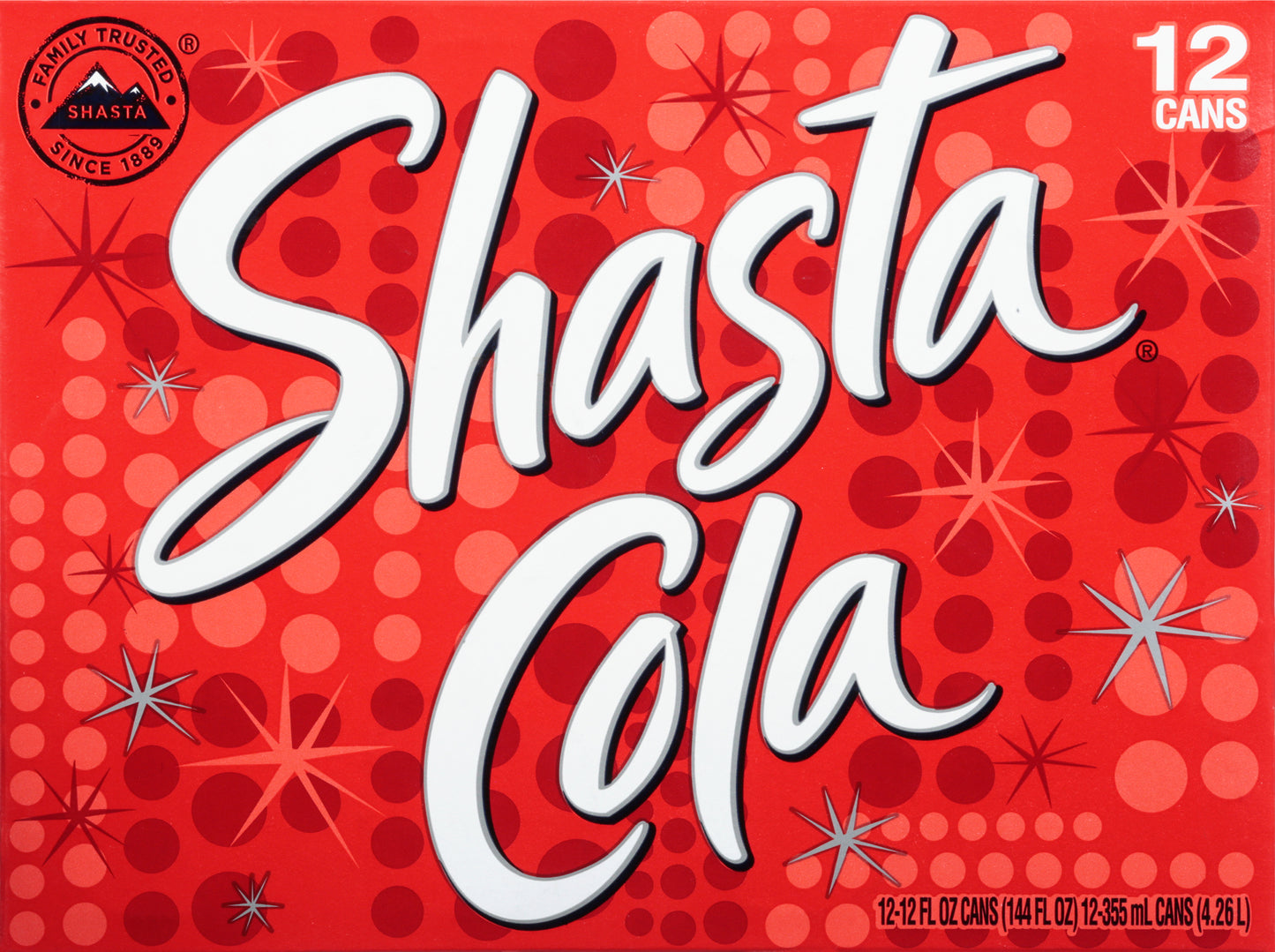 Shasta Cola 12 - 12 fl oz Cans