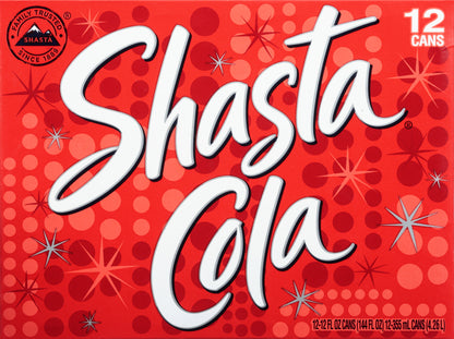 Shasta Cola 12 - 12 fl oz Cans