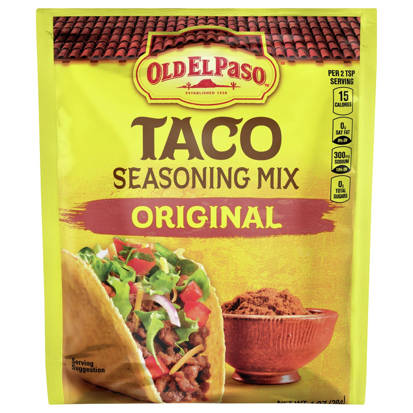 Old El Paso Taco Original Seasoning Mix 1 oz