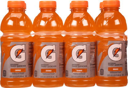 Gatorade Orange Thirst Quencher 8-20 fl oz Bottles Multipack