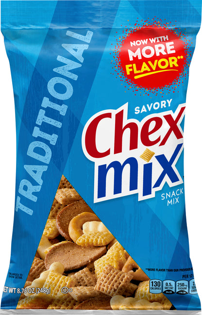 Chex Mix Traditional Savory Snack Mix, 8.75 oz