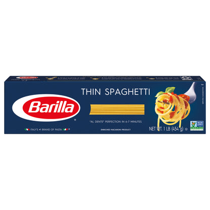 Barilla® Classic Blue Box Thin Spaghetti Pasta 16 oz. Box