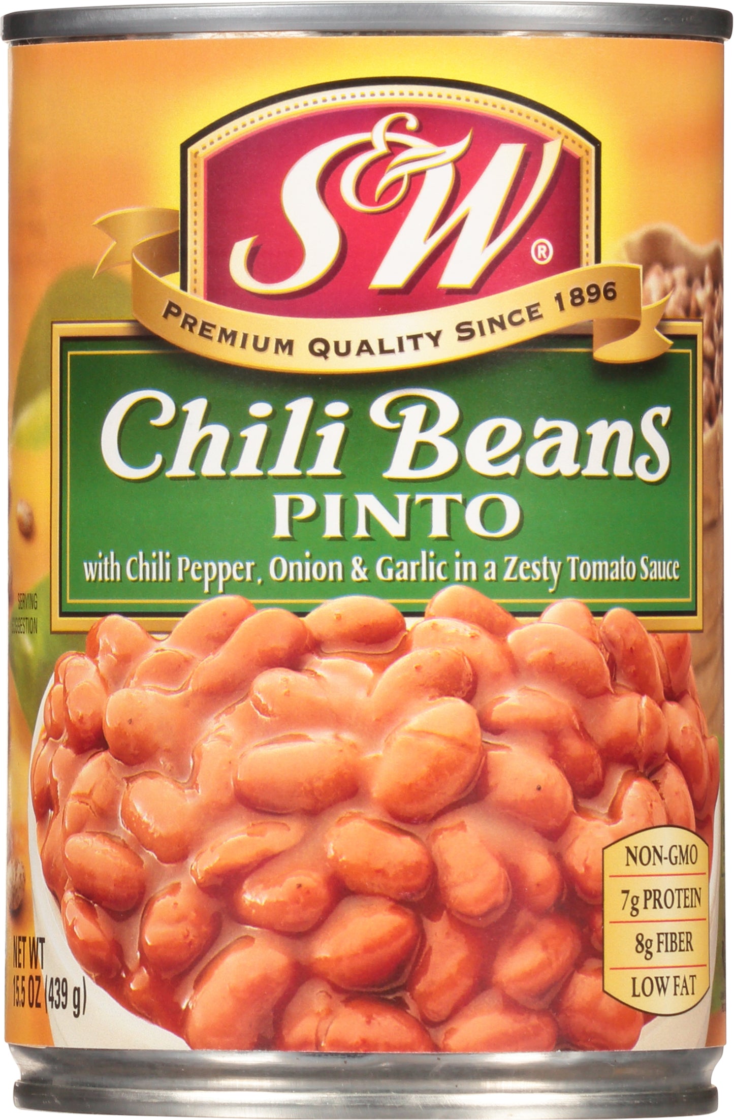 S&W Pinto Chili Beans 15.5 oz