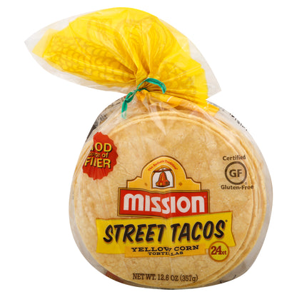 Mission Street Tacos Yellow Corn Tortillas 24 ea