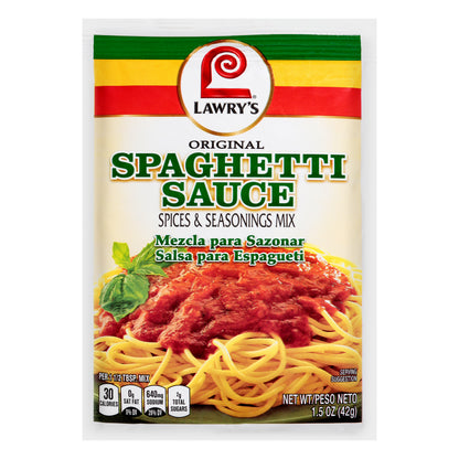 Lawry's® Original Spaghetti Sauce Spices & Seasonings Mix 1.5 oz. Packet