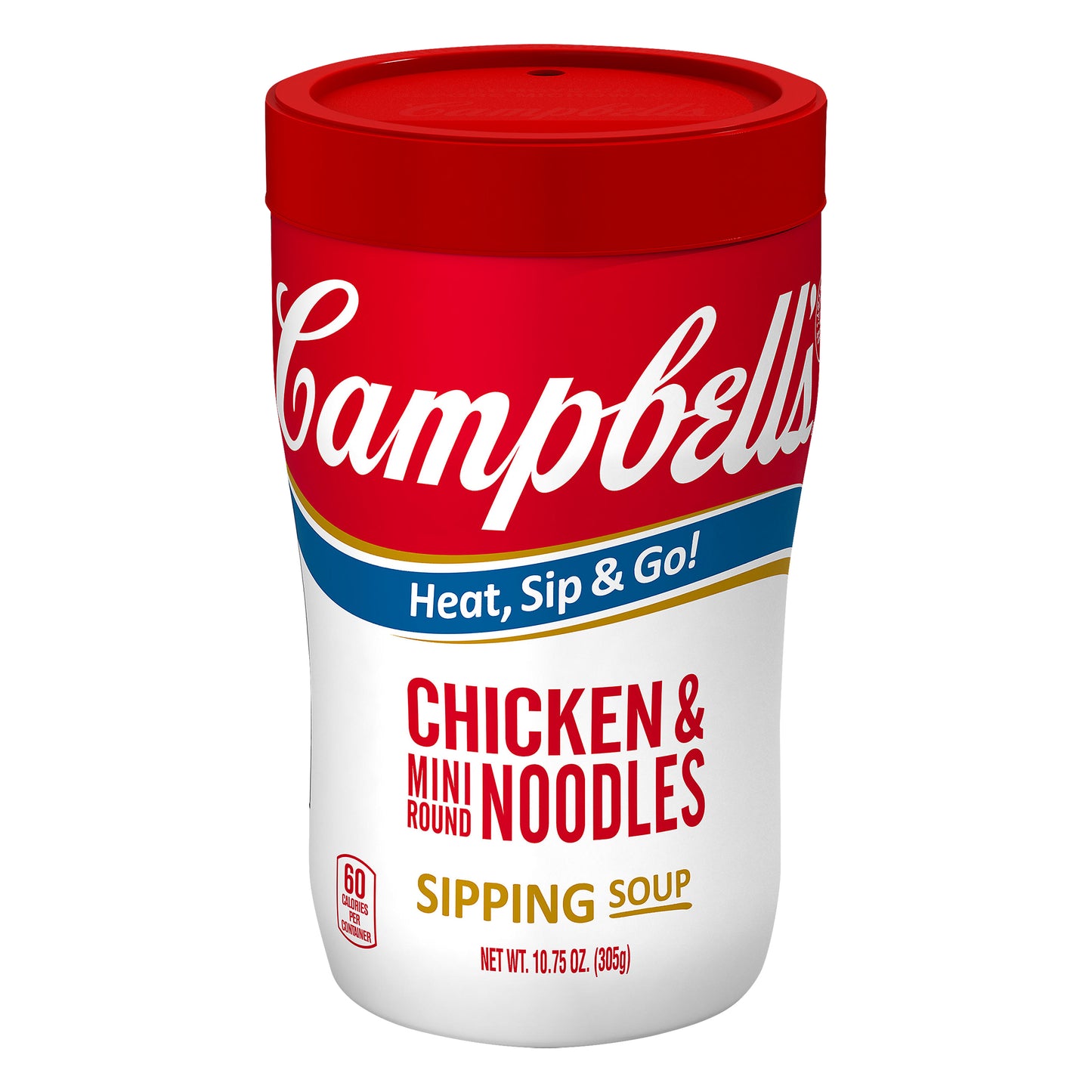 Campbell's Chicken & Mini Round Noodles Sipping Soup 10.75 oz