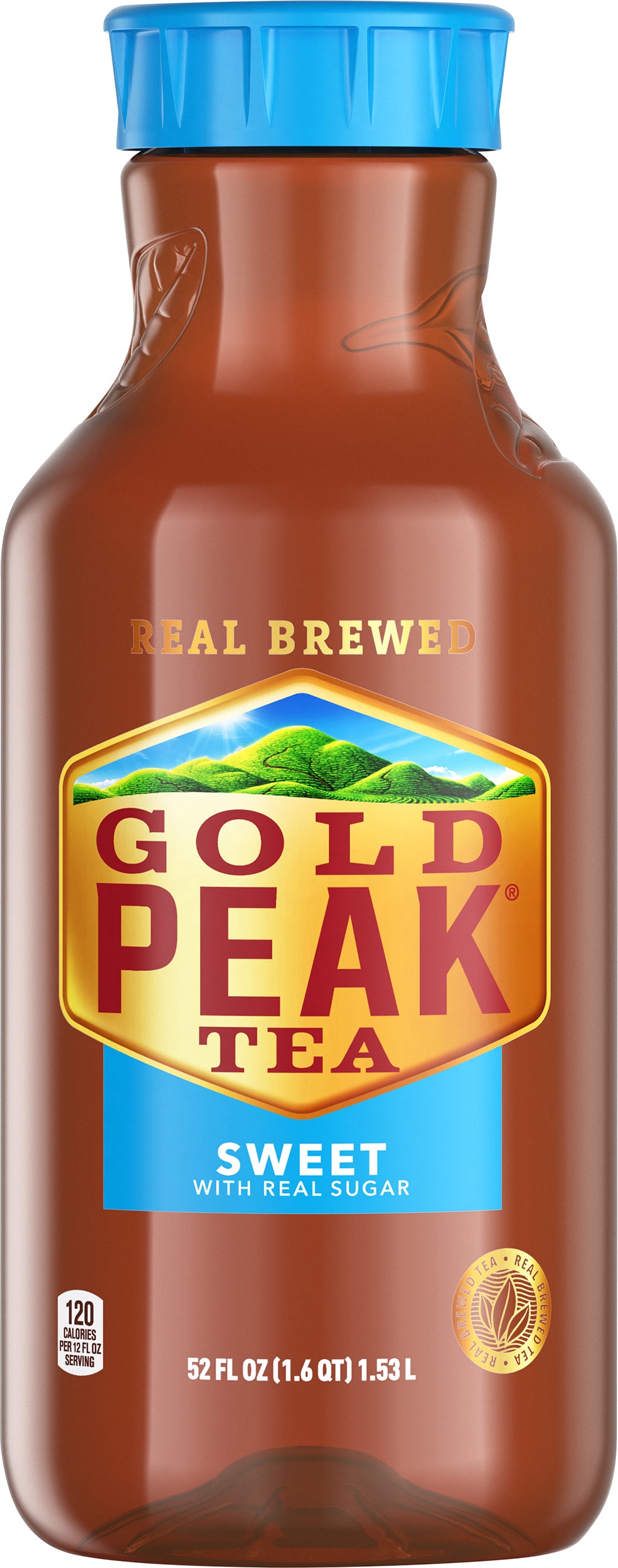 Gold Peak Sweetened Black Tea Bottle 52 fl oz