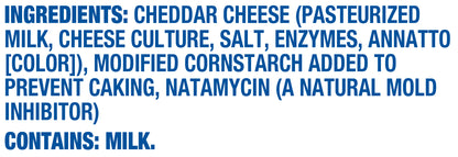 Kraft Sharp Cheddar Shredded Cheese, 8 oz Bag