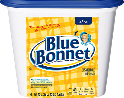 Blue Bonnet 31% Vegetable Oil Spread 45 oz