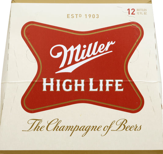 Miller High Life Beer 12 ea