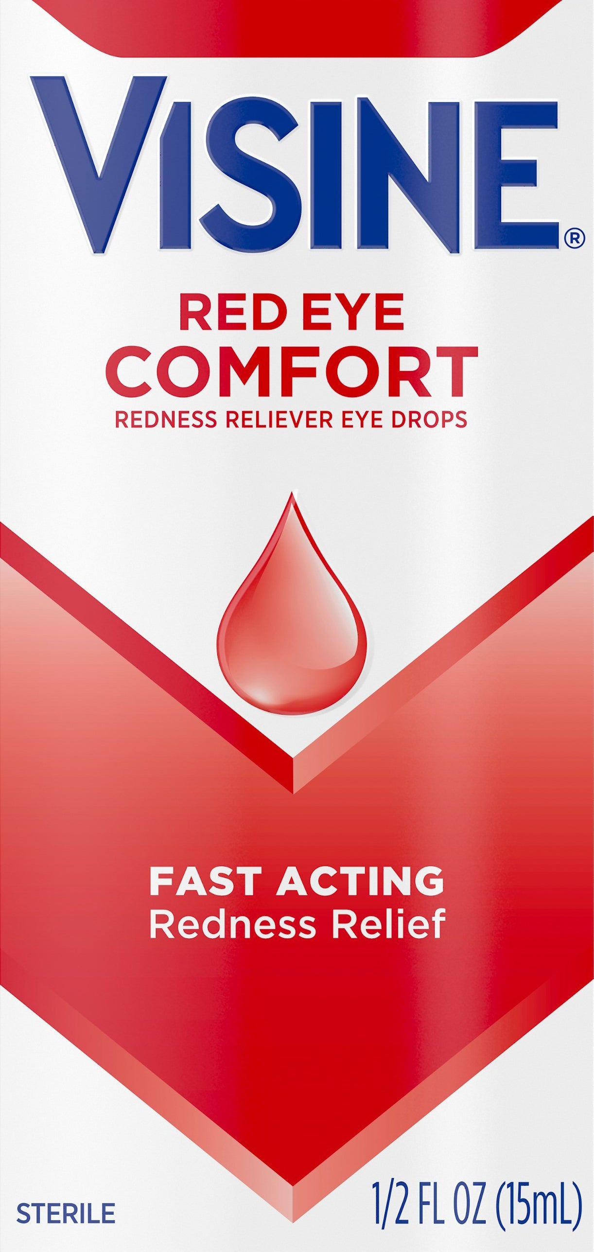 Visine Red Eye Comfort Eye Drops 0.5 oz