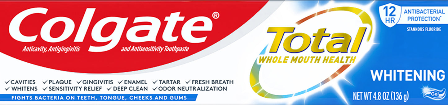 Colgate Whitening Toothpaste 4.8 oz