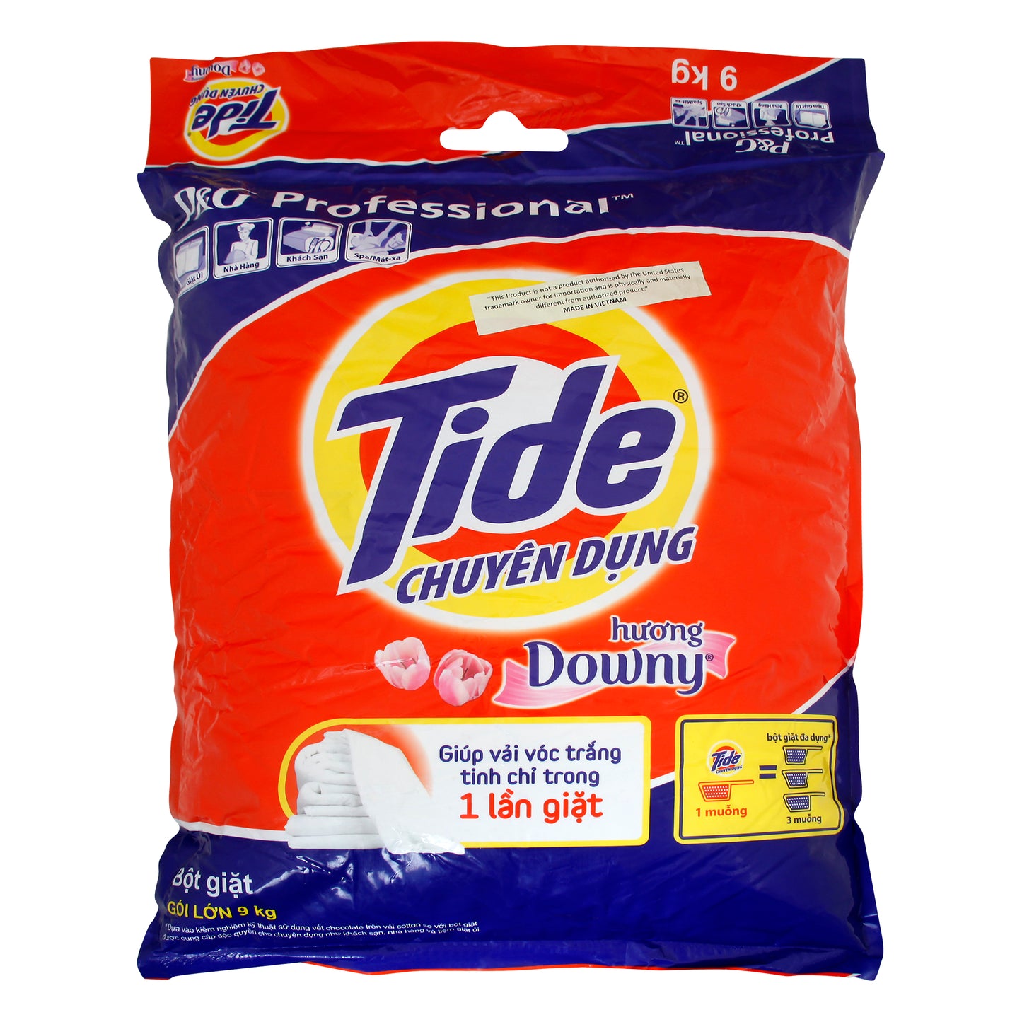 Tide with Downy Detergent 9 kg