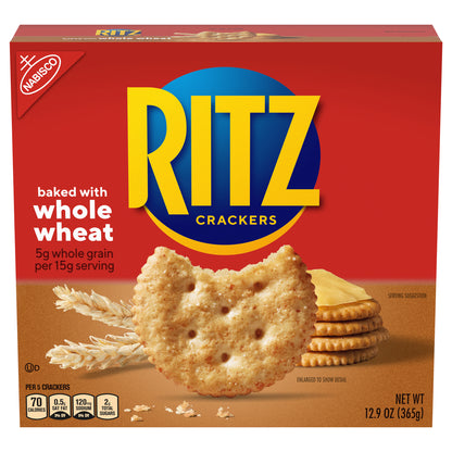 Nabisco Ritz Crackers Baked with Whole Wheat 12.9 oz. Box