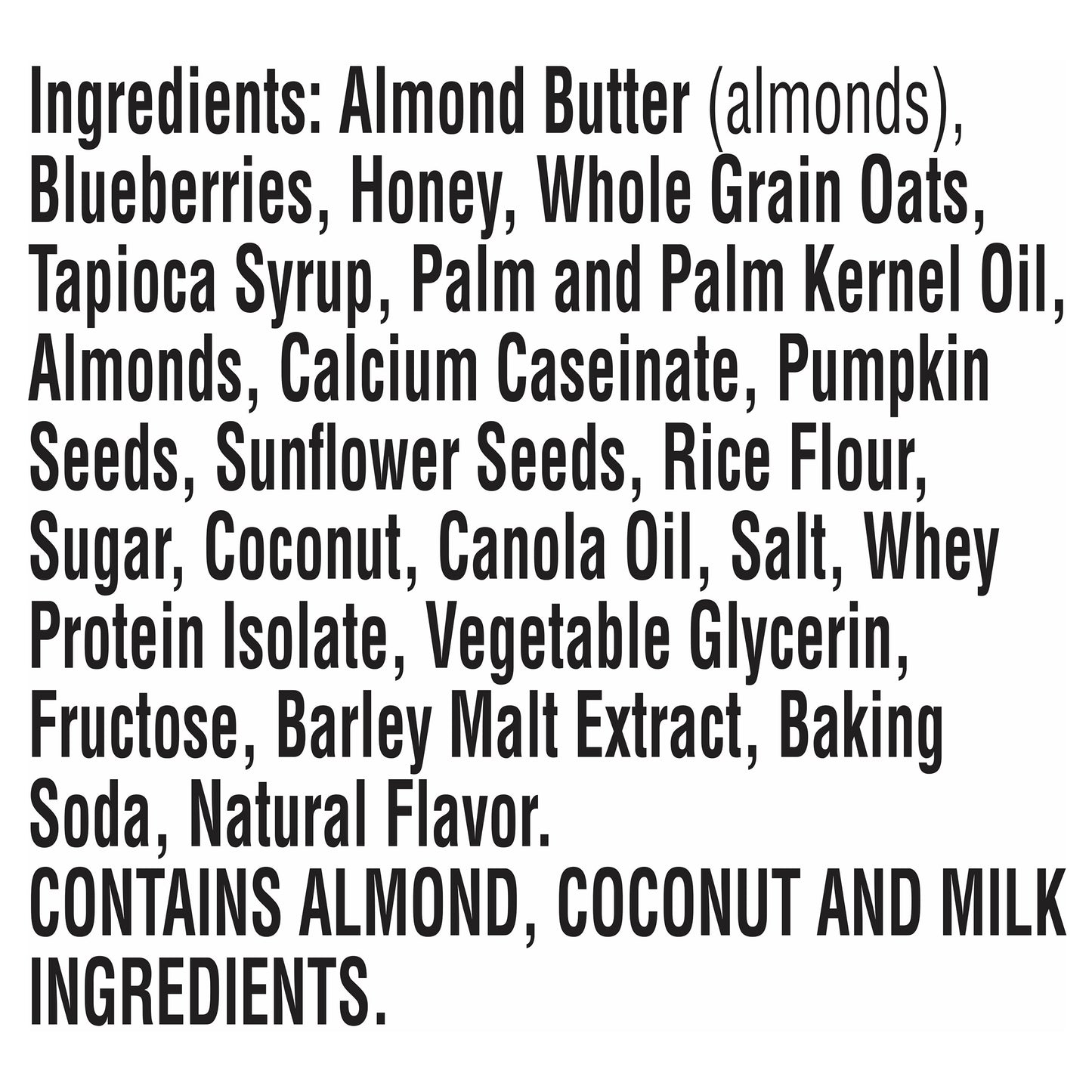 Nature Valley Packed Almond Butter & Blueberry Sustained Energy Bar 4 bars 1.7 oz Wrapper 4 ea Box