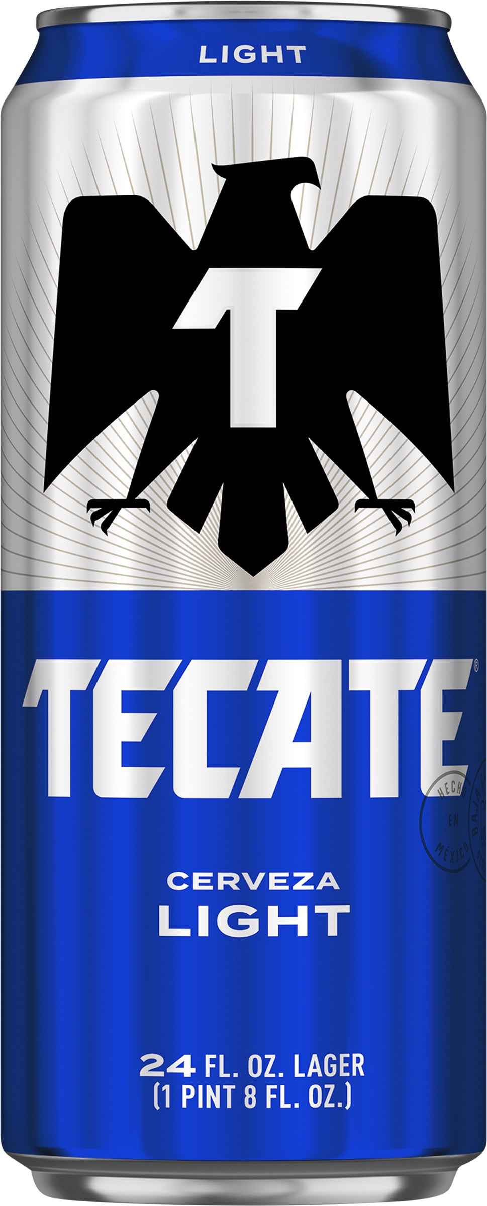 Tecate Light Beer 24 fl oz Can