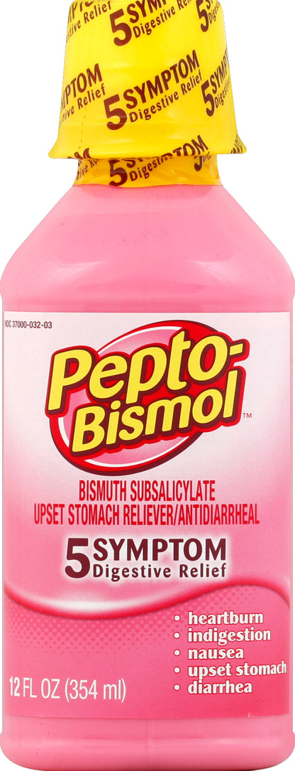 Pepto-Bismol Upset Stomach Reliever/Antidiarrheal 12 oz