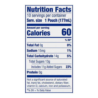 Capri Sun Base Wild Cherry 10ct Carton (68794-00001 - C34343576) 60 fl oz (1.87 qt) 1.77L English