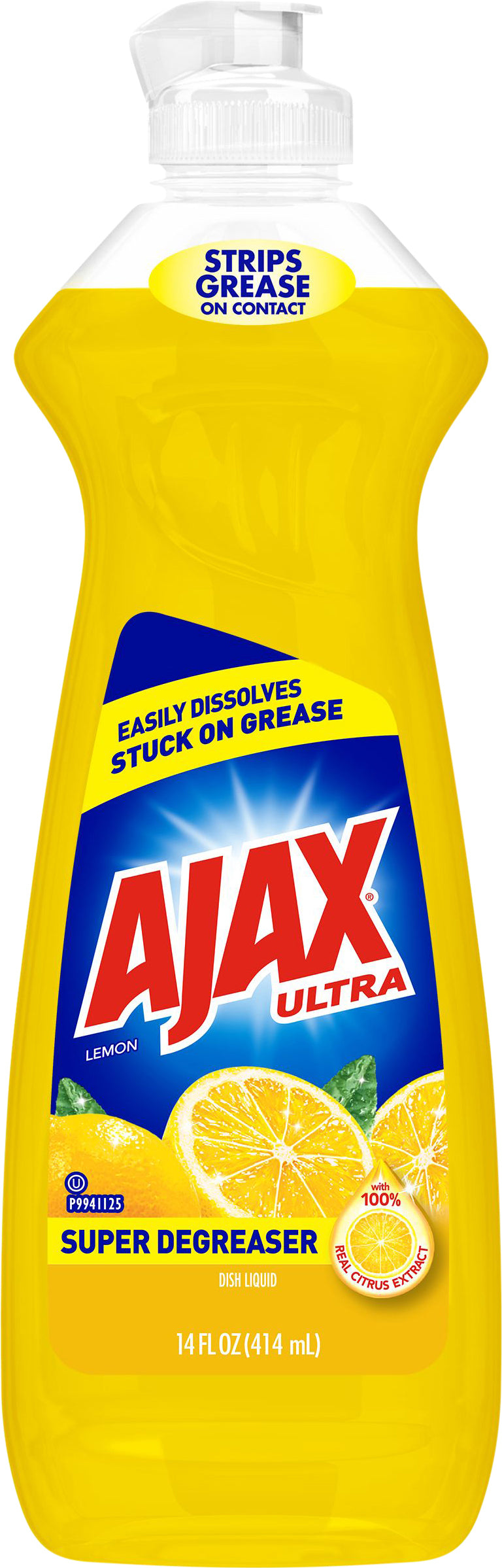 Ajax Ultra Super Degreaser Lemon Dish Liquid 14 fl oz Bottle
