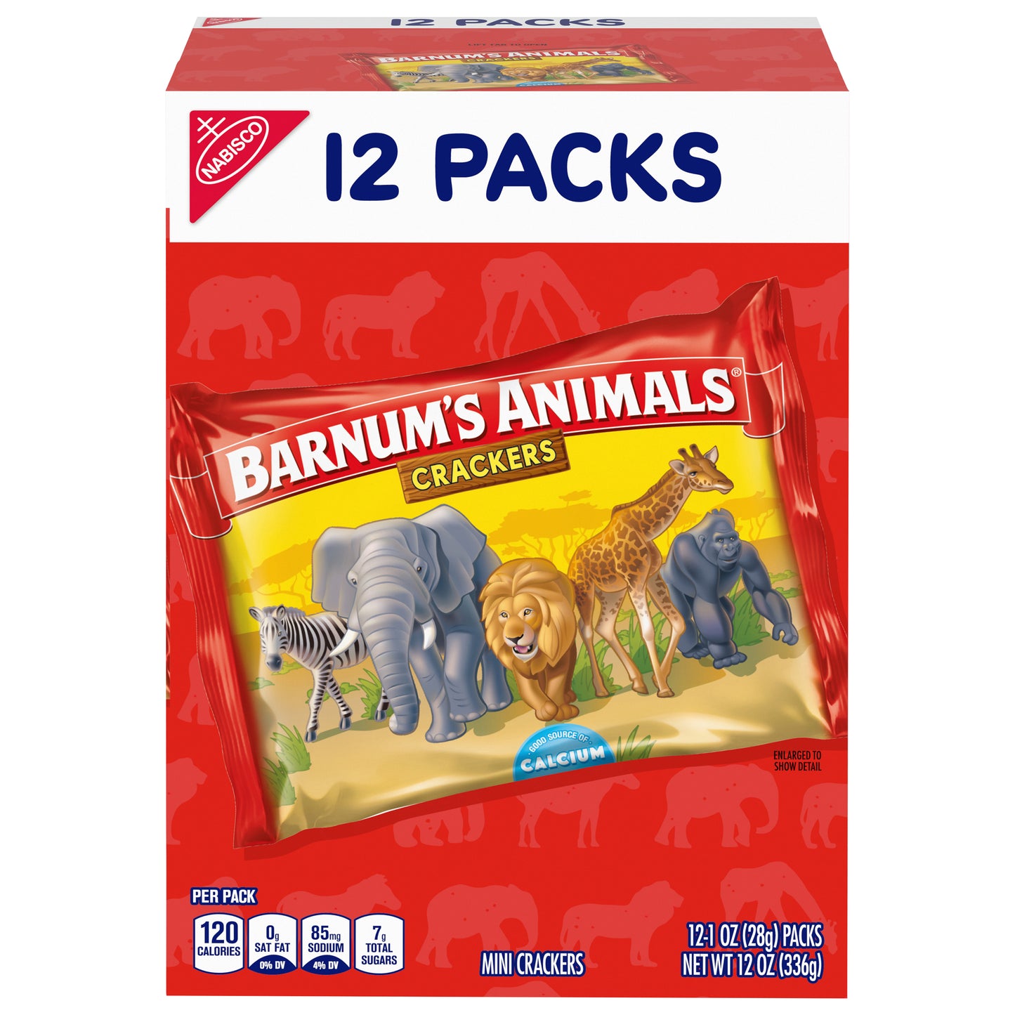 Barnum's Animals 12 Pack Mini Crackers 12 - 1 oz Packs