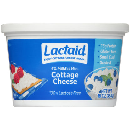Lactaid® 100% Lactose Free Cottage Cheese 16 oz. Tub