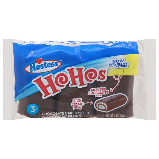 Hostess HoHos Chocolate Cake Rolled with Creamy Filling 3 oz