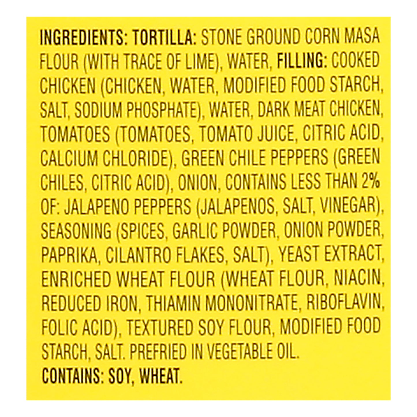 Jose Ole in Corn Tortillas Chicken Taquitos 20 ea