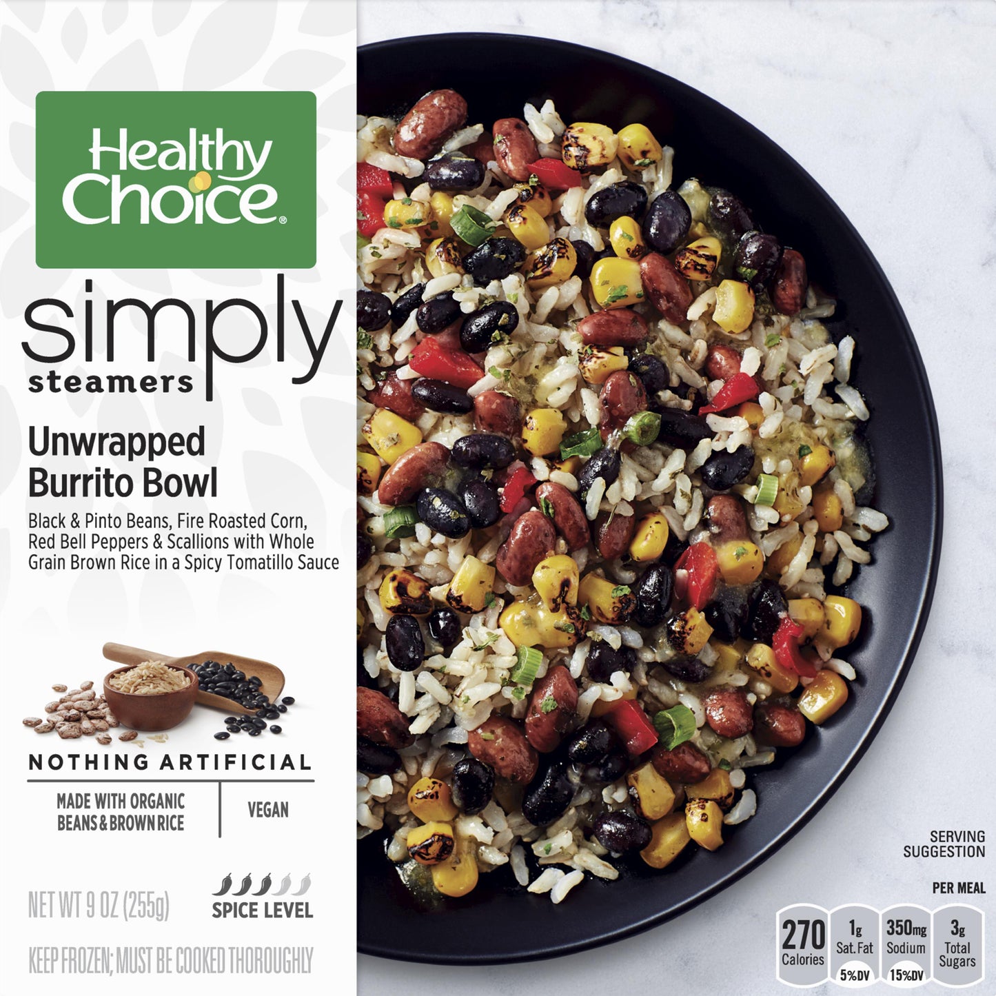 Healthy Choice Simply Steamers Unwrapped Burrito Bowl 9 oz