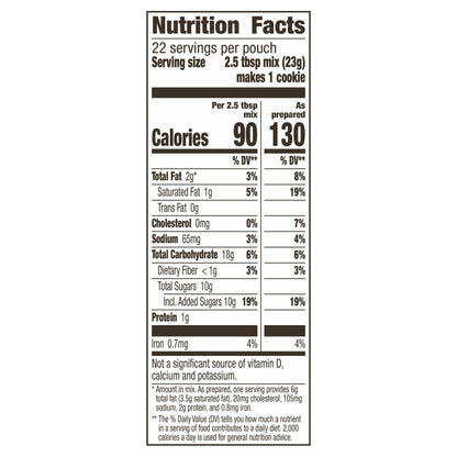 Betty Crocker Oatmeal Chocolate Chip Cookie Mix, 17.5 oz
