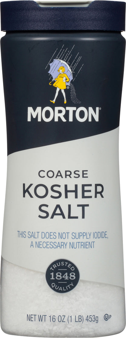 Morton Coarse Kosher Salt 16 oz