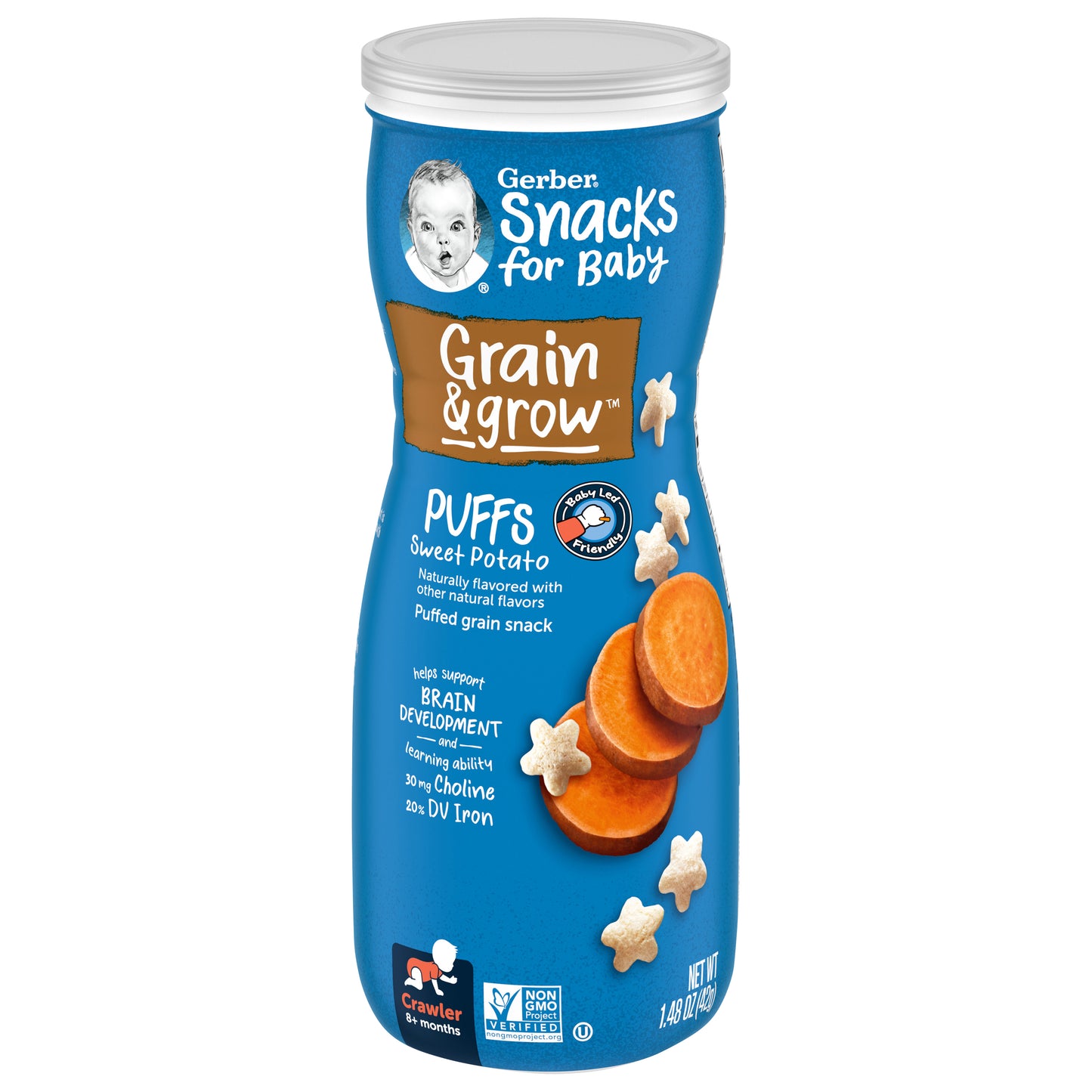 Gerber Snacks for Baby Sweet Potato Puffs 1.48 oz