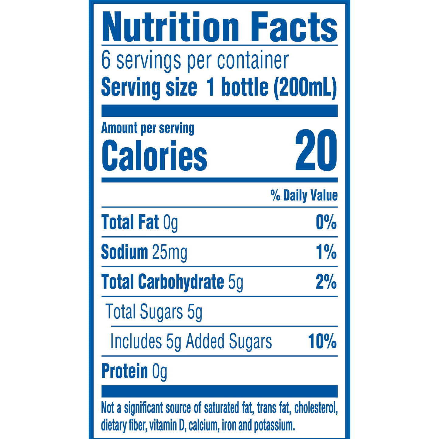 Kool-Aid Bursts Berry Blue Soft Drink 6-6.75 fl. oz. Bottles