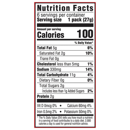 MONDELEZ GLOBAL LLC (SNACKS US) HANDI-SNACKS 5.7Z HS RITZ CRACKERS N CHEEZ 12 BE Update 601462 5.7 o