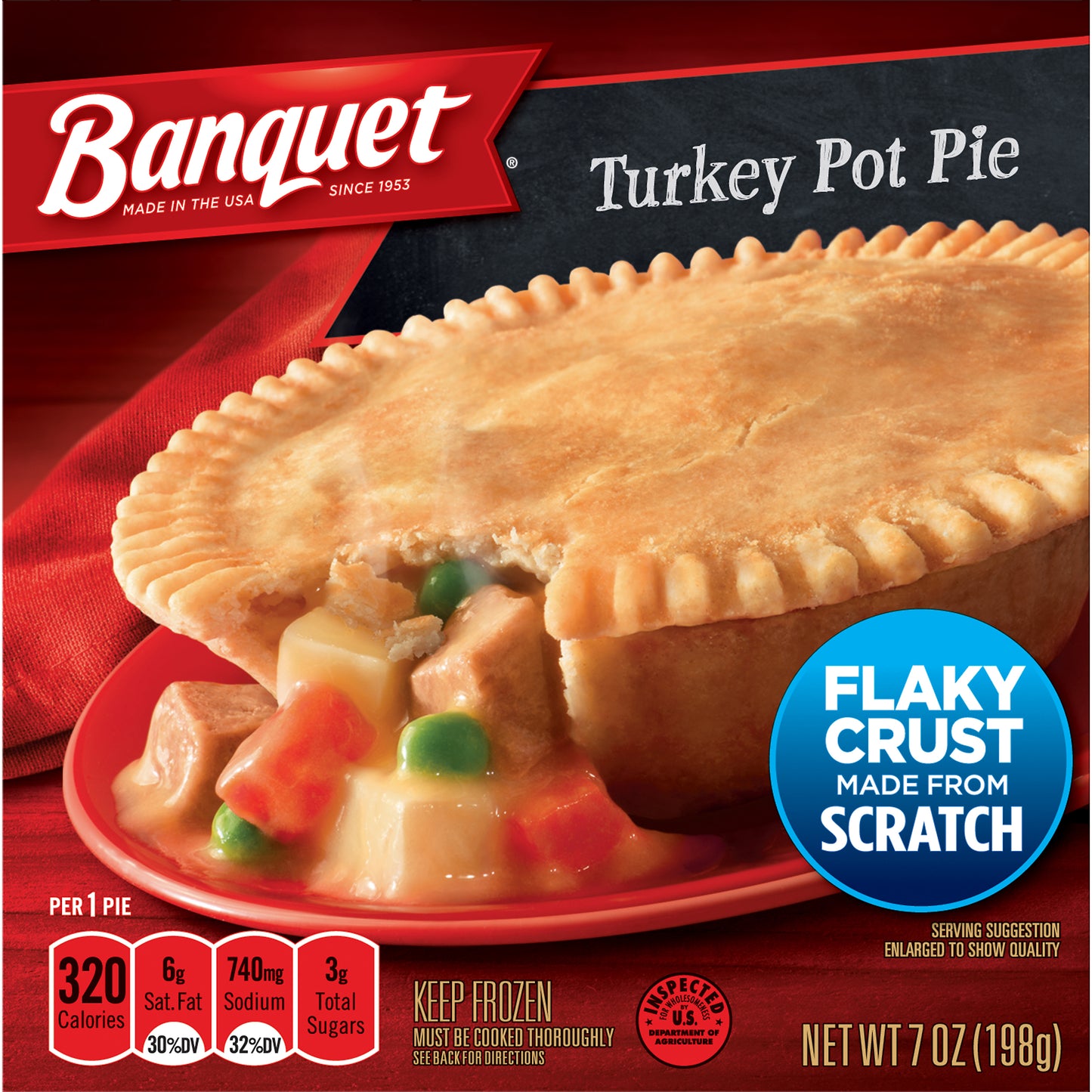 Banquet Turkey Pot Pie 7 oz