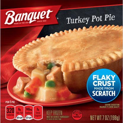 Banquet Turkey Pot Pie 7 oz