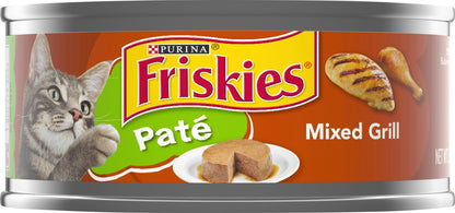 Purina Friskies Pate Wet Cat Food, Pate Mixed Grill - 5.5 oz. Can
