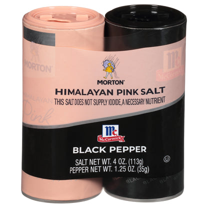 Morton Himalayan Pink Salt & Black Pepper 1 ea