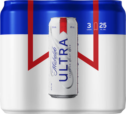 Michelob Ultra 3 Pack Superior Light Beer 3 ea