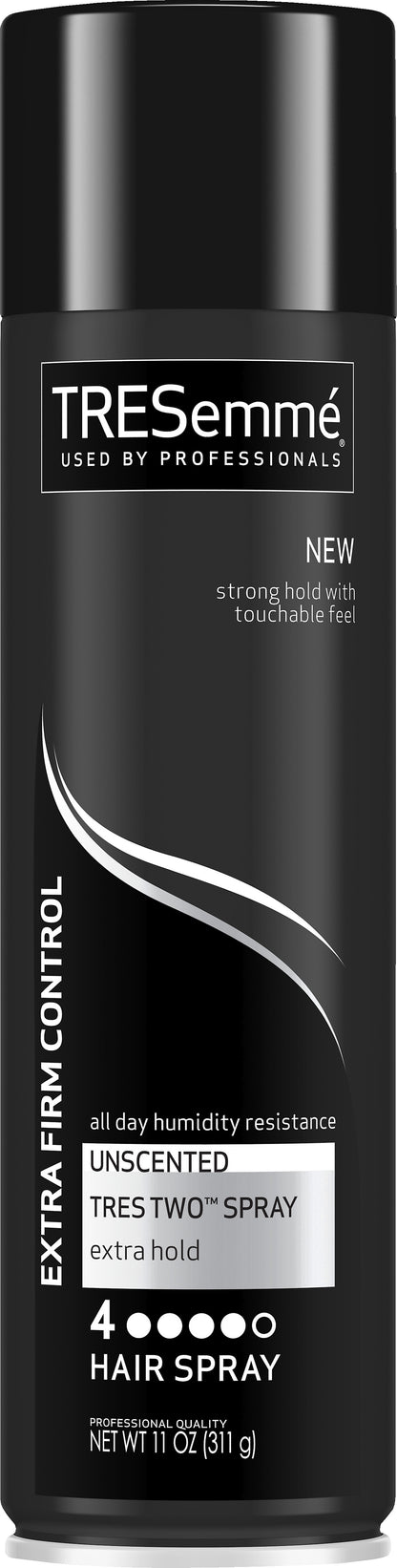 TRESemme Tres Two Extra Firm Control 4 Usncented Hair Spray 11 oz