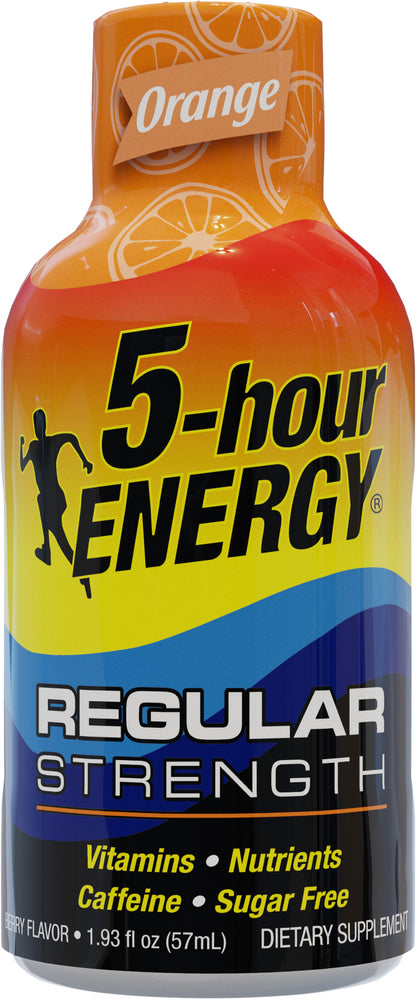 5-hour ENERGY® Shot, Regular Strength, Orange, 1.93 oz.