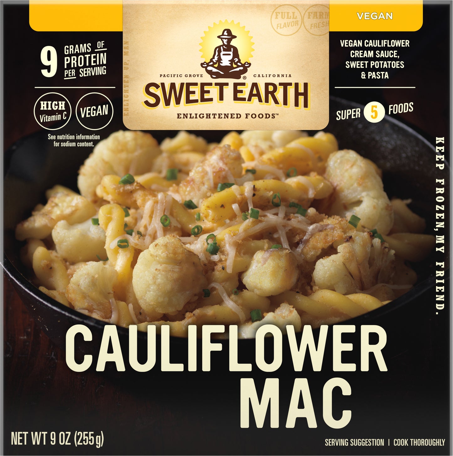 Sweet Earth Enlightened Foods Cauliflower Mac 9 oz