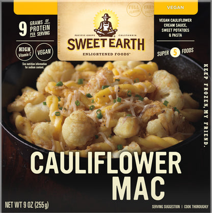 Sweet Earth Enlightened Foods Cauliflower Mac 9 oz