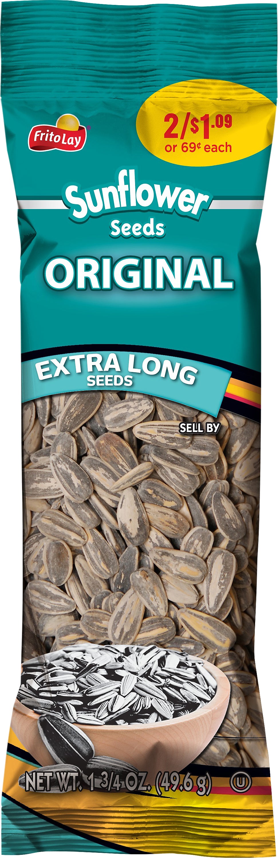 FRITO LAY Extra Long Original Sunflower Seeds 1.75 oz